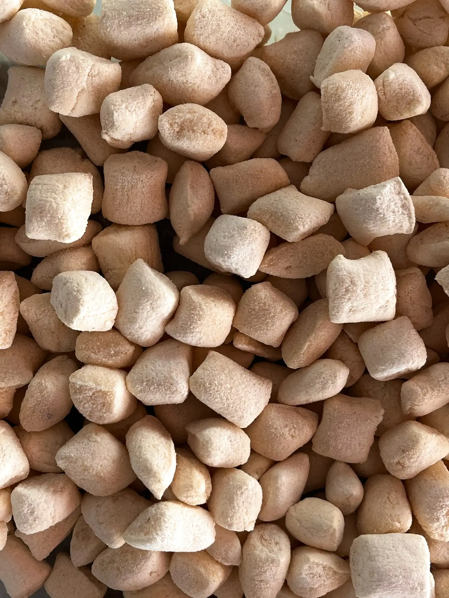 Ročno delani sveži rokitni njoki, lahki in majhni.